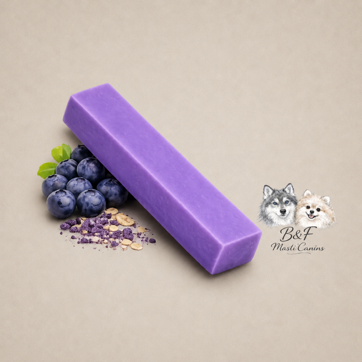 Fromage de yak myrtille pour chien naturel – Mastication longue durée