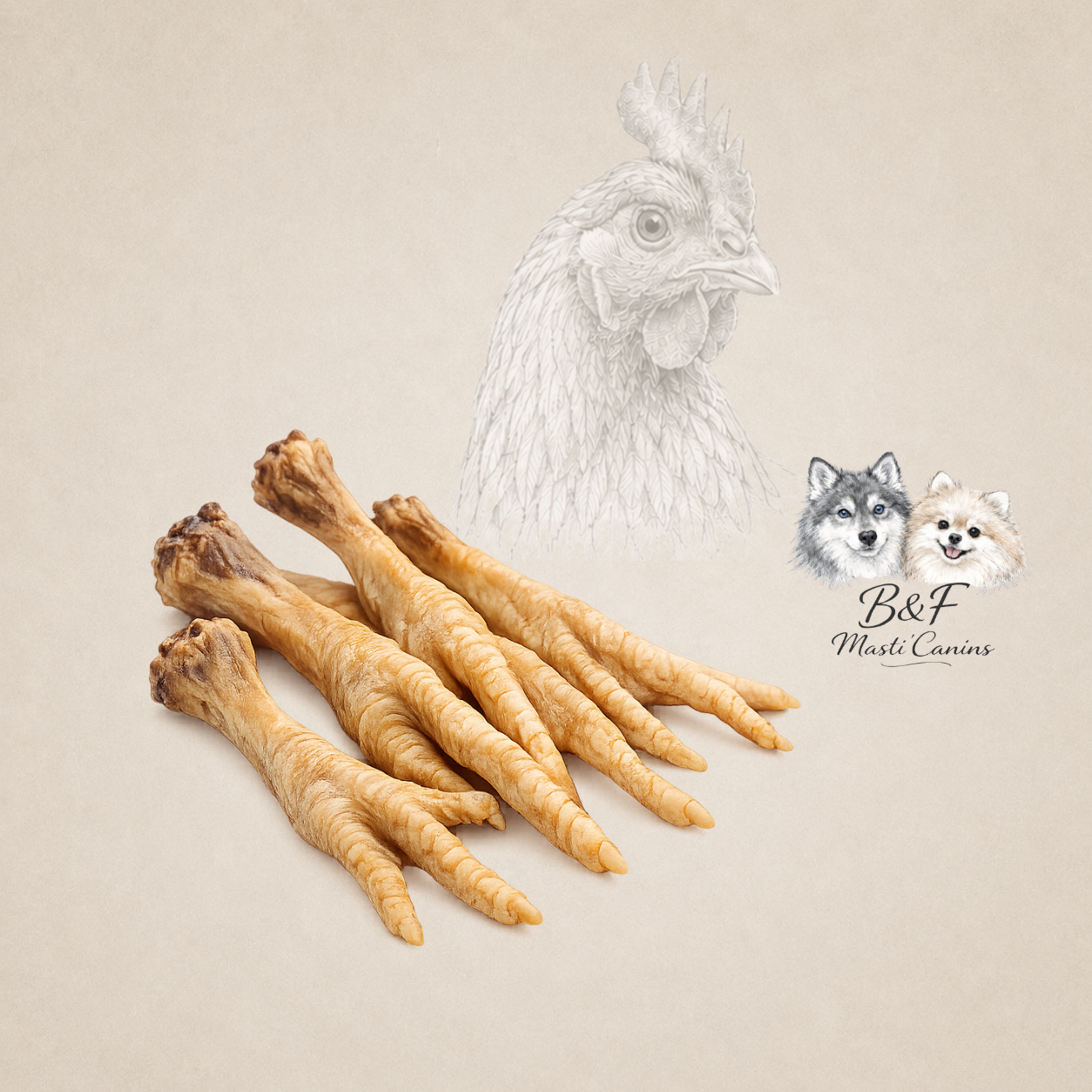 Pattes de poule (80 grammes)