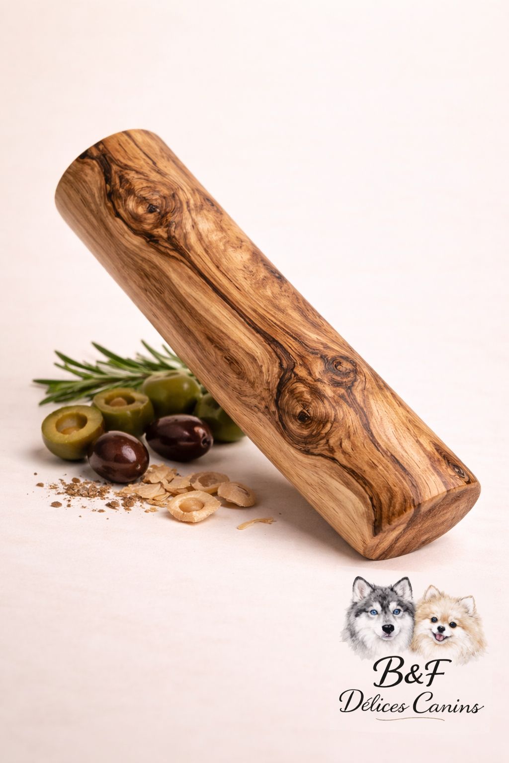 Bois d’olivier pour chien – Mastication naturelle (Medium)